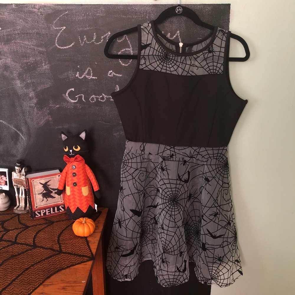 Halloween bat/spider dress
